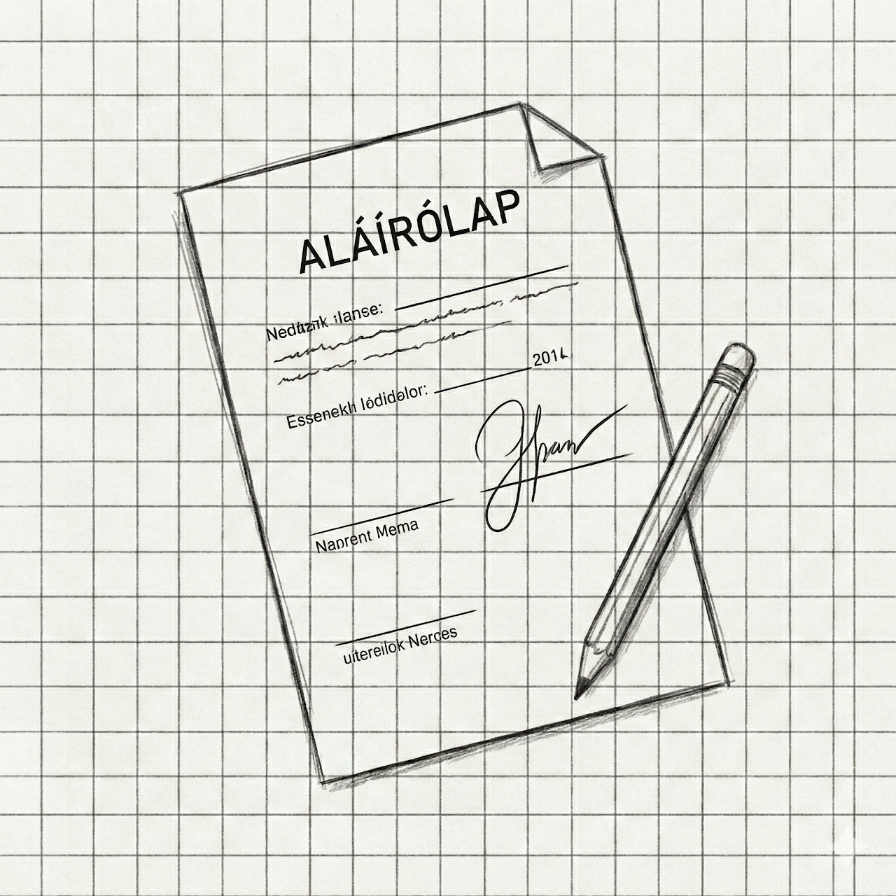 Aláírólap